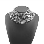 Statement Collar Necklace | Layered Geometric