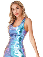 Metallic Racerback Tank Top | 9 Colors