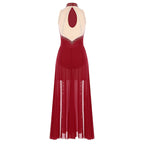 Lyrical Dance Dress | Split Mesh Skirt