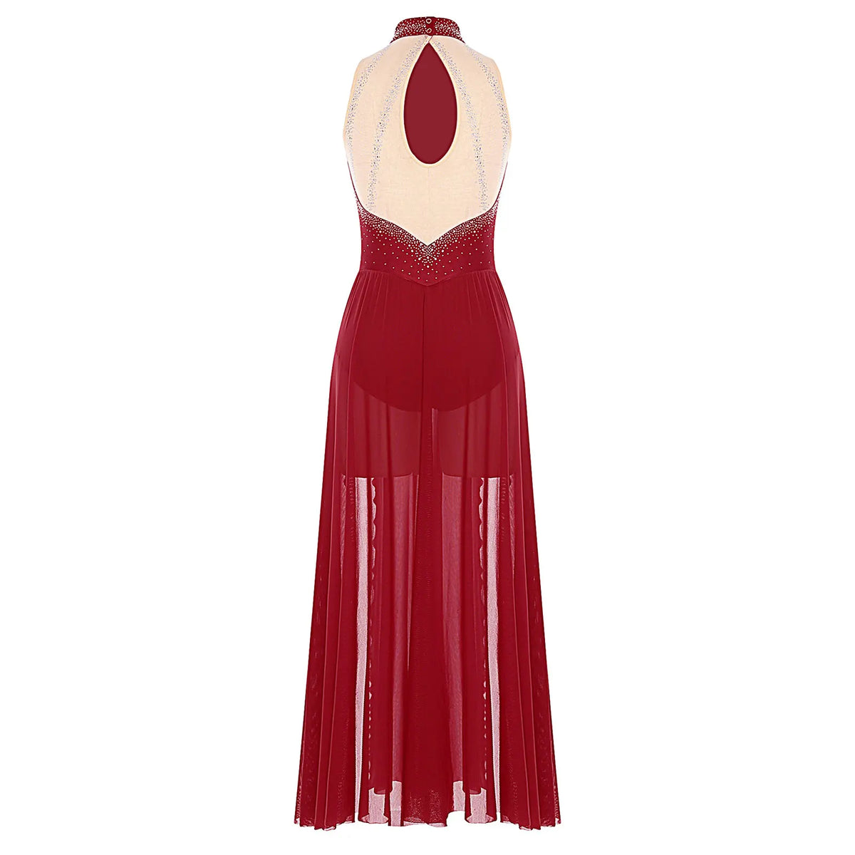Lyrical Dance Dress | Split Mesh Skirt