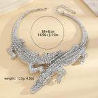 Crocodile Collar Necklace | Sculptural Statement