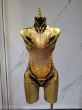 Sequin Performance Bodysuit | Fitted Sparkle