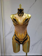 Sequin Performance Bodysuit | Fitted Sparkle