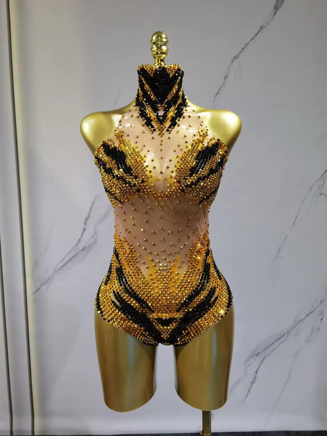 Sequin Performance Bodysuit | Fitted Sparkle