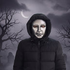 Silver Full-Face Resin Mask | Textured & Smooth | Cosplay