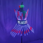 LED Pixel Robot Gogo Dress | Programmable Light Costume