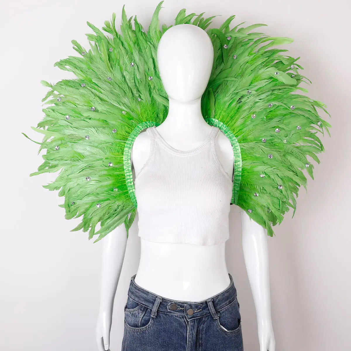 Oversized Feather Shoulder Wrap | Carnival & Stage | 29 Colours