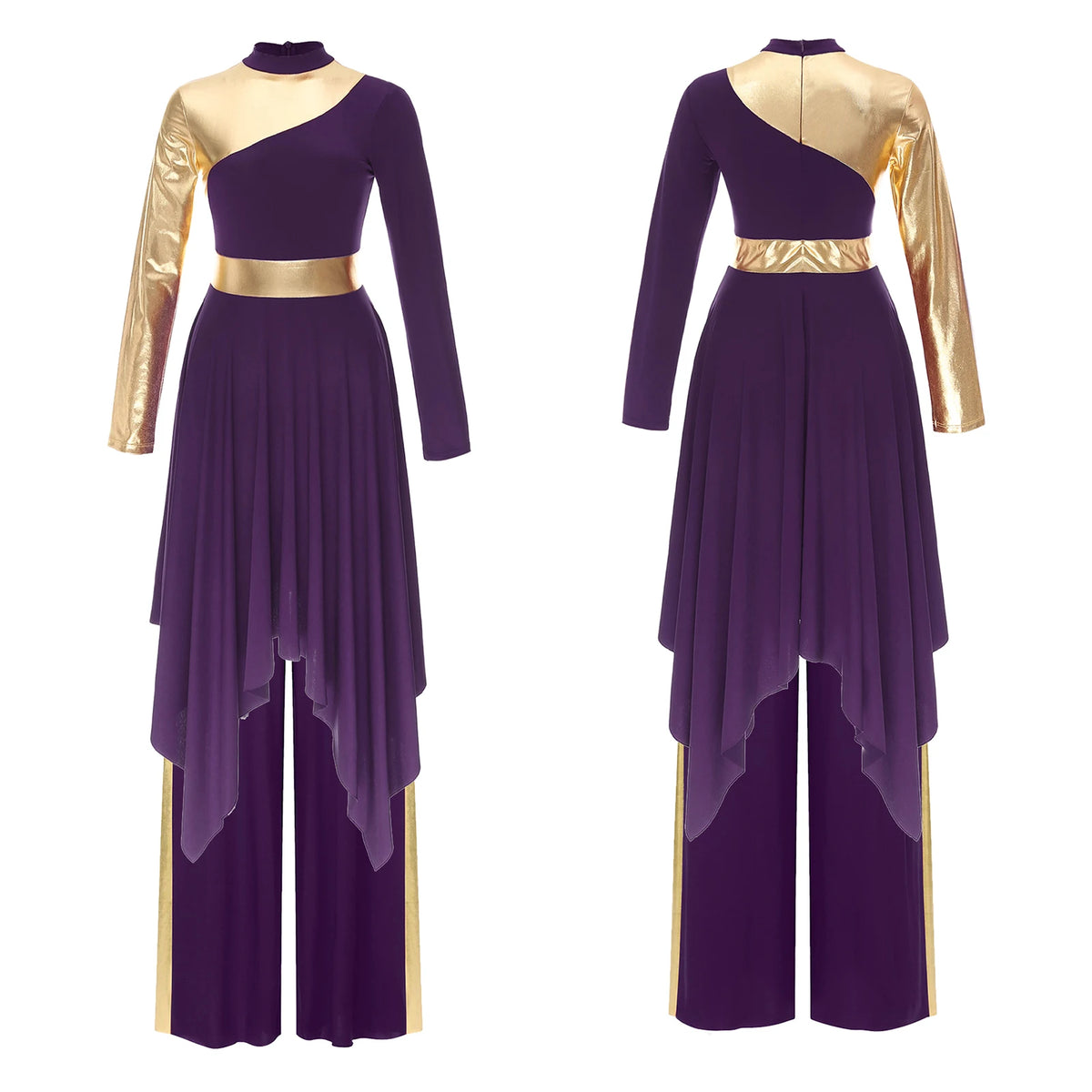 Praise Dance Set | Metallic Contrast