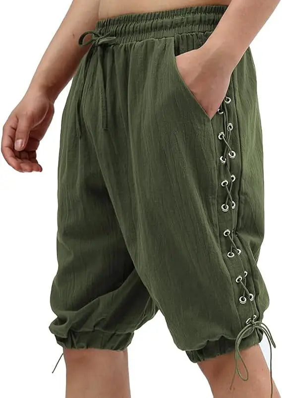 Pirate Costume Breeches | Lace-Up Detail