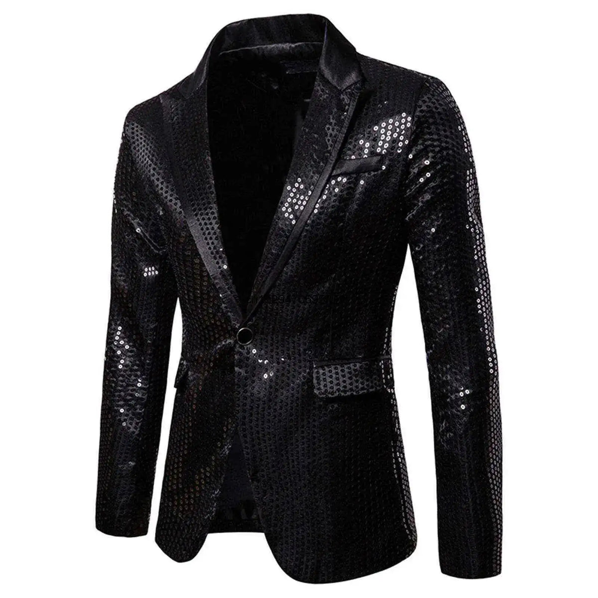 Men's Sequin Blazer | One Button | Stage