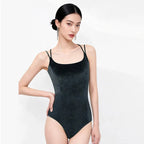 Velvet Cross-Back Ballet Leotard | Women | S–XXL