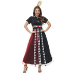 Queen of Hearts Costume | Ball Gown | Poker Queen Dress