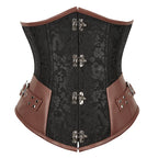 Steampunk Underbust Corset | Jacquard Lace-Up | 6 Colors | S-2XL