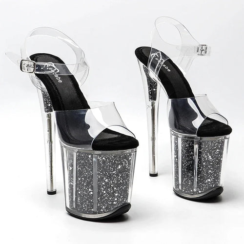 20CM Platform Pole Dance Heels - 8 Inch High Heel Performance Sandals