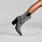 Rhinestone Western Mid-Calf Boots | Stage & Drag