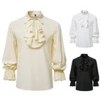 Victorian Ruffle Poet Shirt | Lantern Sleeve | 3 Colors | S-2XL