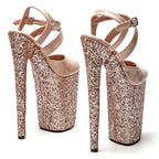 9-Inch Patent Platform Sandals - High Heel Dance Shoes