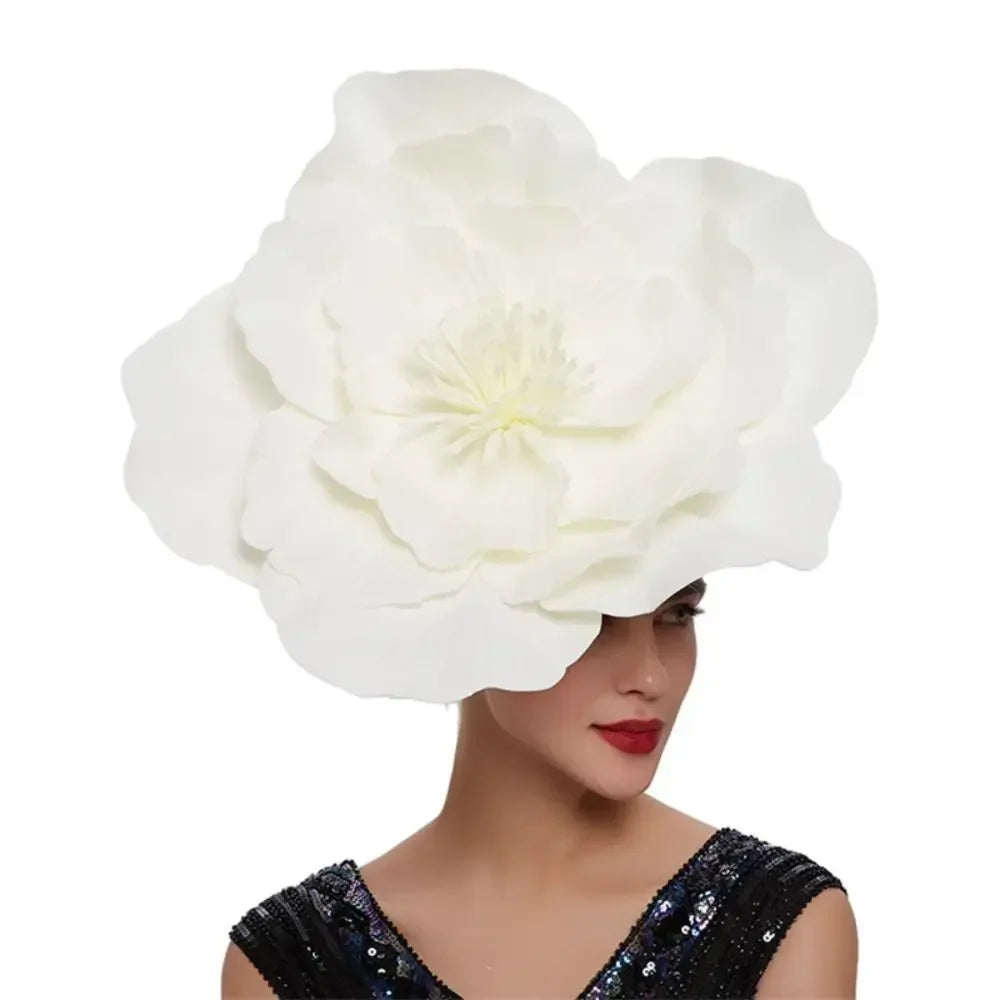 Oversized Rose Fascinator Headband | 40cm | Showgirl | 19 Colors