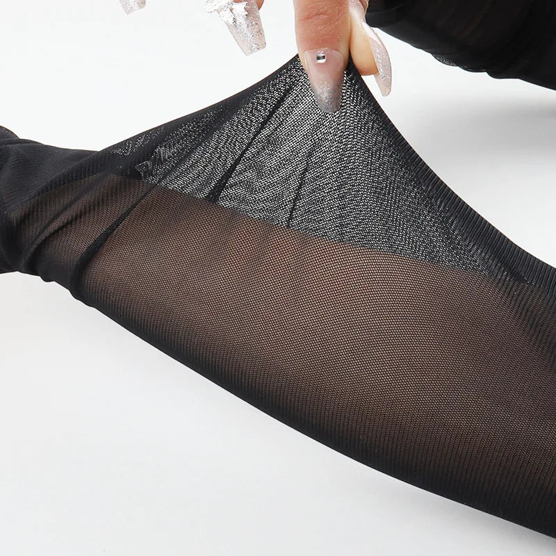 Sheer Finger-Loop Arm Sleeves | Stage