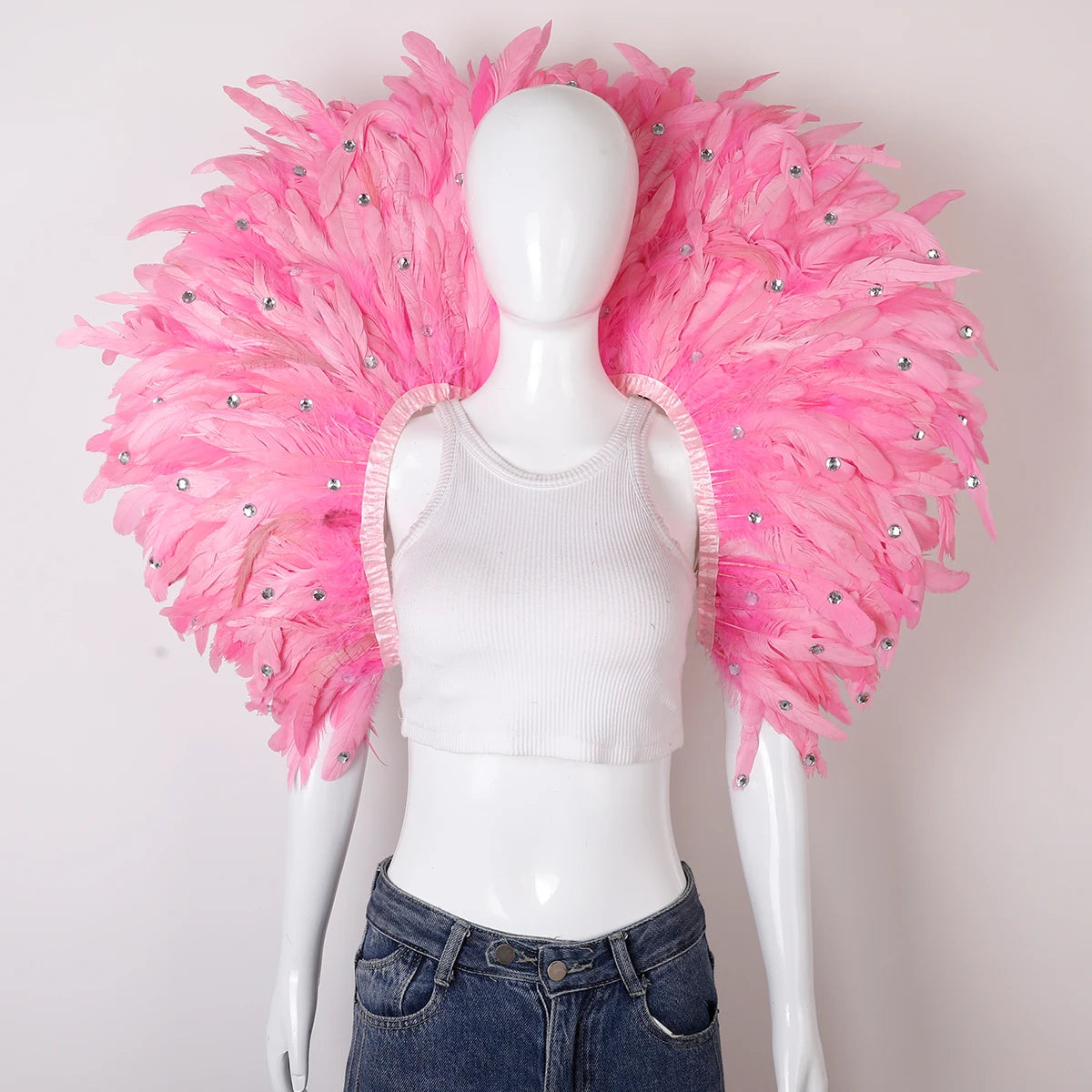 Oversized Feather Shoulder Wrap | Carnival & Stage | 29 Colours