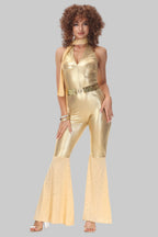 70s Hippie Performance Jumpsuit - Vintage Disco Festival Costume