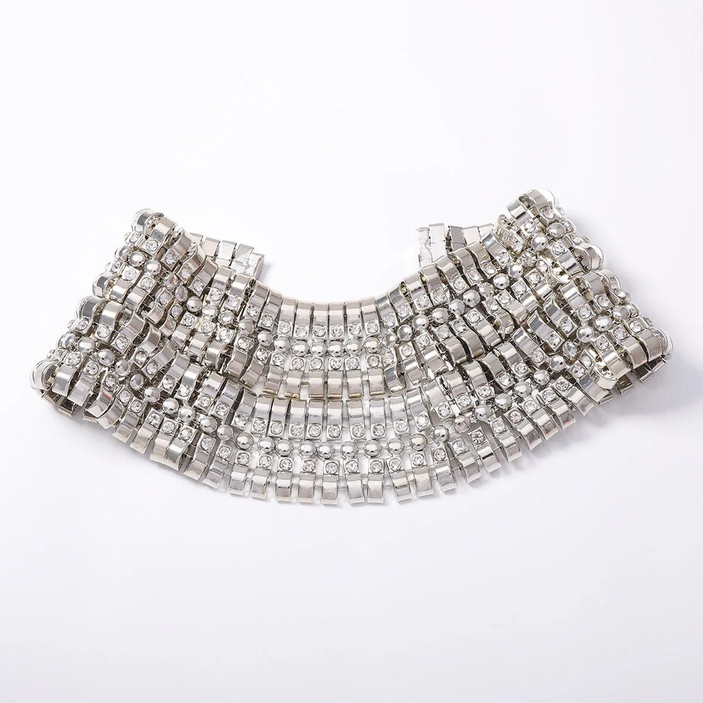 Statement Collar Necklace | Layered Geometric