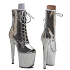 8-Inch Detachable Thigh-High Boots - 3-in-1 Platform Dance Boots