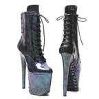 20cm Platform Ankle Boots - Slip-On Dance Boots