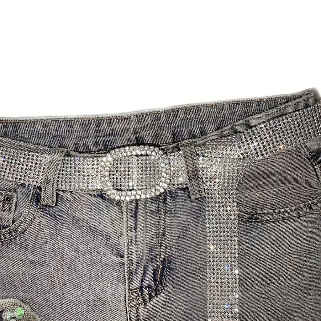 Full Rhinestone Wide Belt | Stage & Dressy