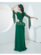 Baladi Saidi Dress | 4-Piece Set | Horn Sleeves