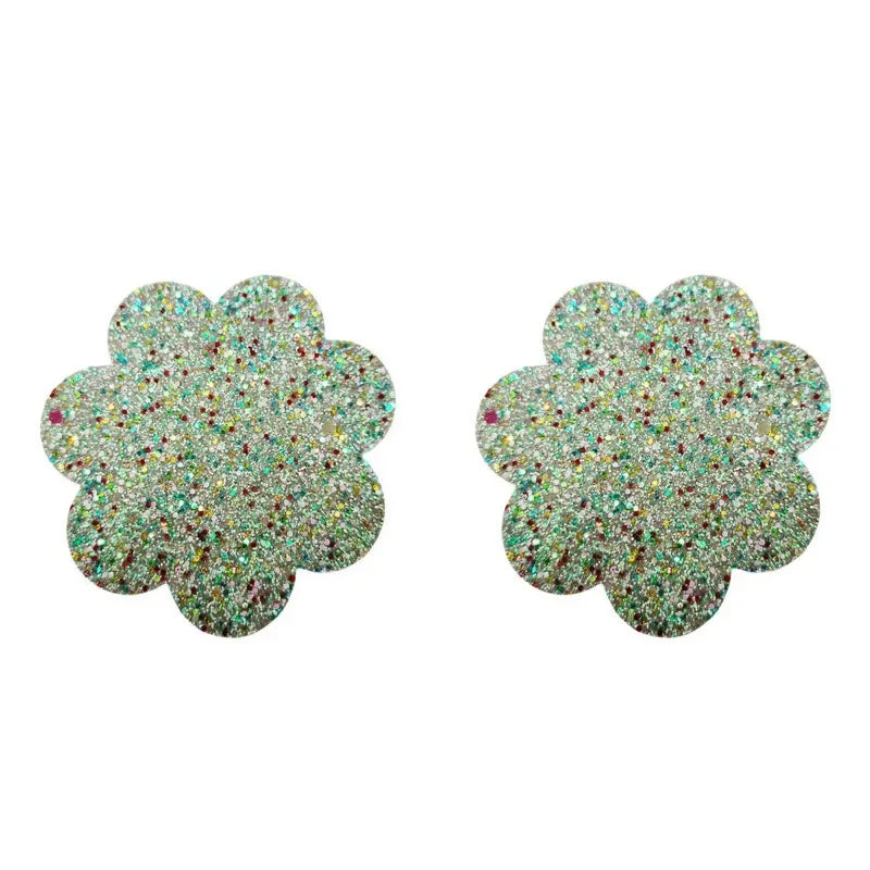 Glow-in-the-Dark Glitter Nipple Pasties | Multi-Shape