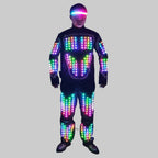 Full Color LED Robot Suit - Luminous Performance Costume for Dancers