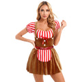 Gingerbread Costume Dress | Candy Stripes