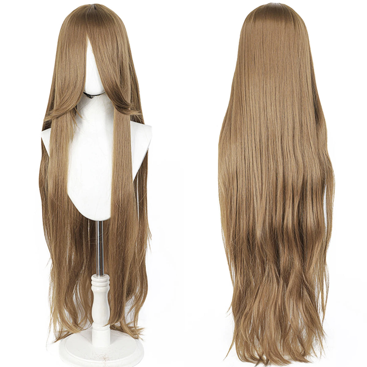 Long Straight Wig | Fringe | 100 cm