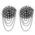 Spiked Nipple Pasties | Chain Drape | Gothic Stage