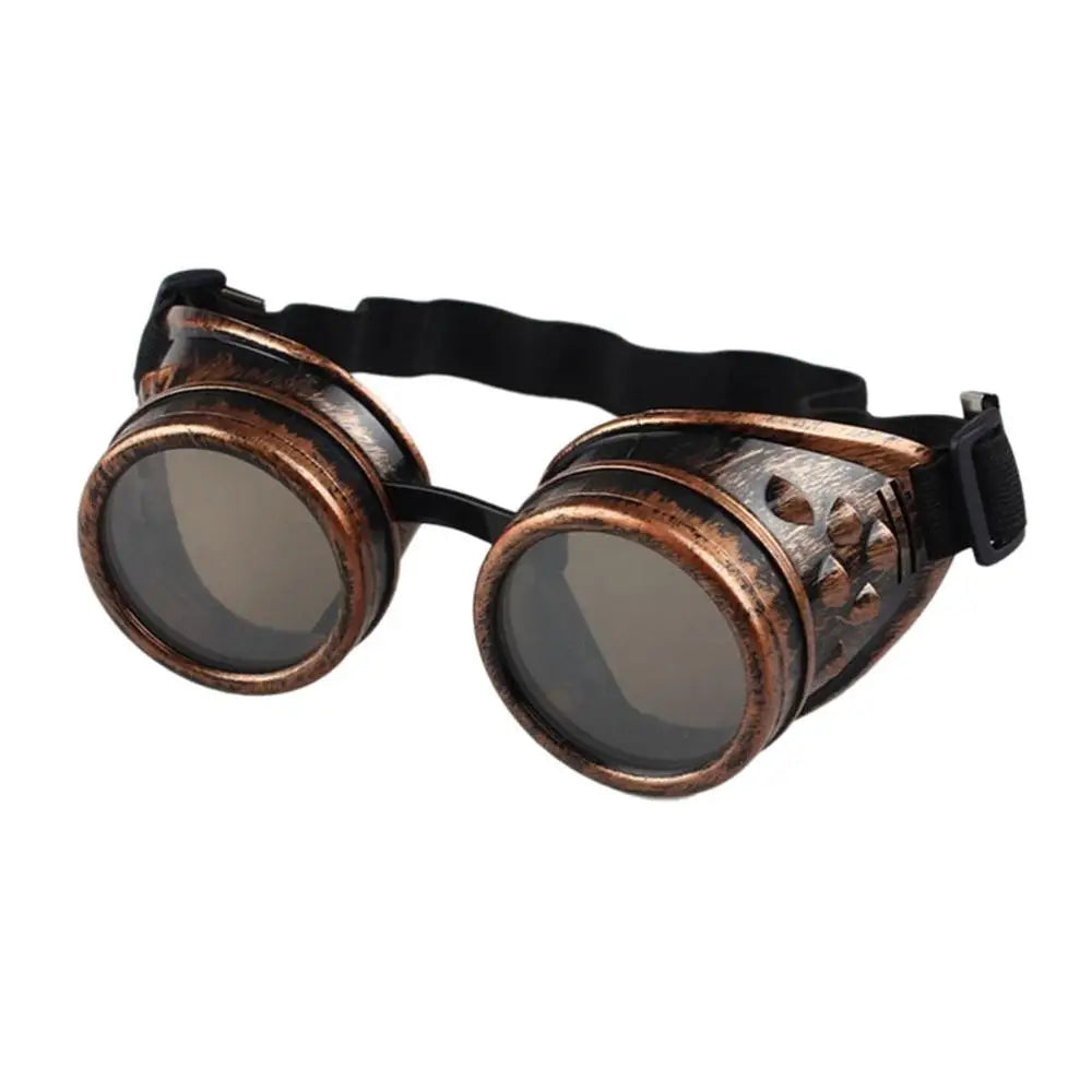 Steampunk Cyber Goggles | Vintage Welding Goggle | 4 Lens Colors
