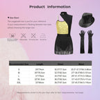 Cabaret Costume Set | Sequin Fringe