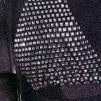 Rhinestone Fishnet Halter Crop Top