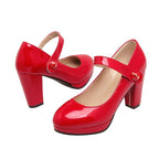 Platform Mary Jane Pumps – Wide Size Range for Performers