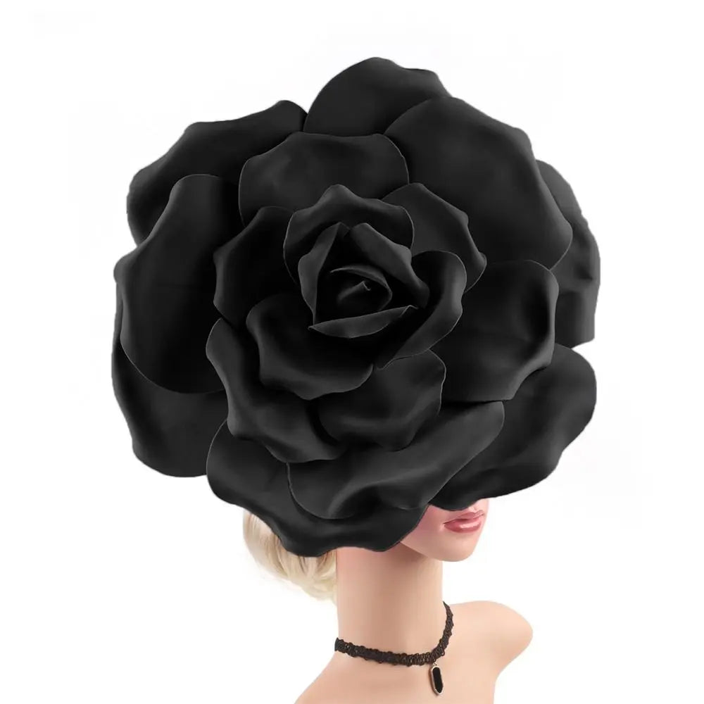 Oversized Rose Fascinator Headband | 40cm | Showgirl | 19 Colors