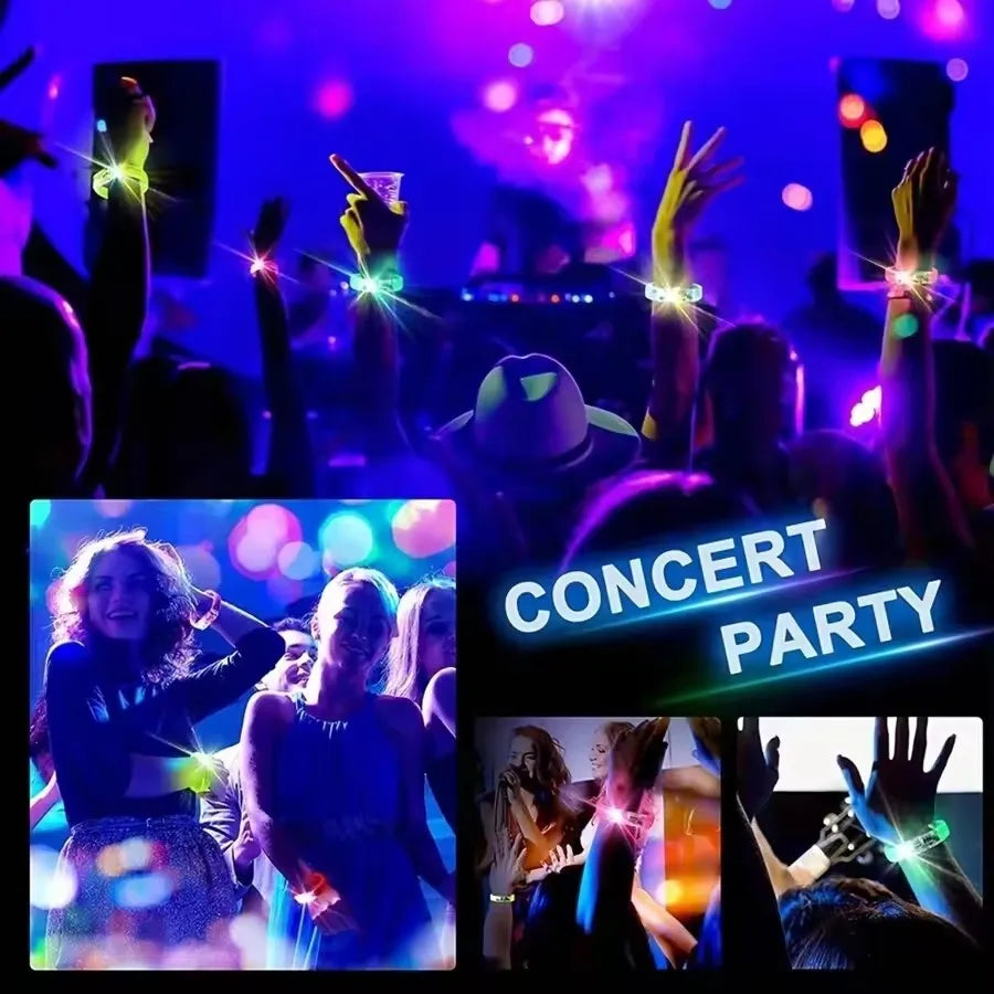 Light-Up LED Wristbands | Mixed-Color Packs