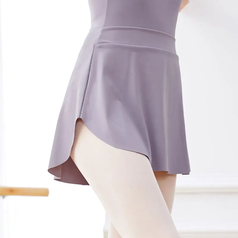 Curved Ballet Wrap Skirt | Side Split | Women | S–XXL