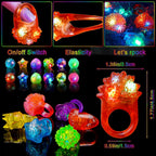 Flashing LED Rings | Rave Party Packs