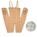 Full Body Convertible Ballet Tights | Adjustable Straps | Nude