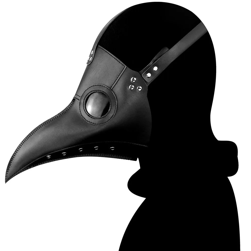 Plague Doctor Mask Set | Beak Mask & Hooded Cloak | 3-in-1