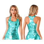Metallic Racerback Tank Top | 9 Colors