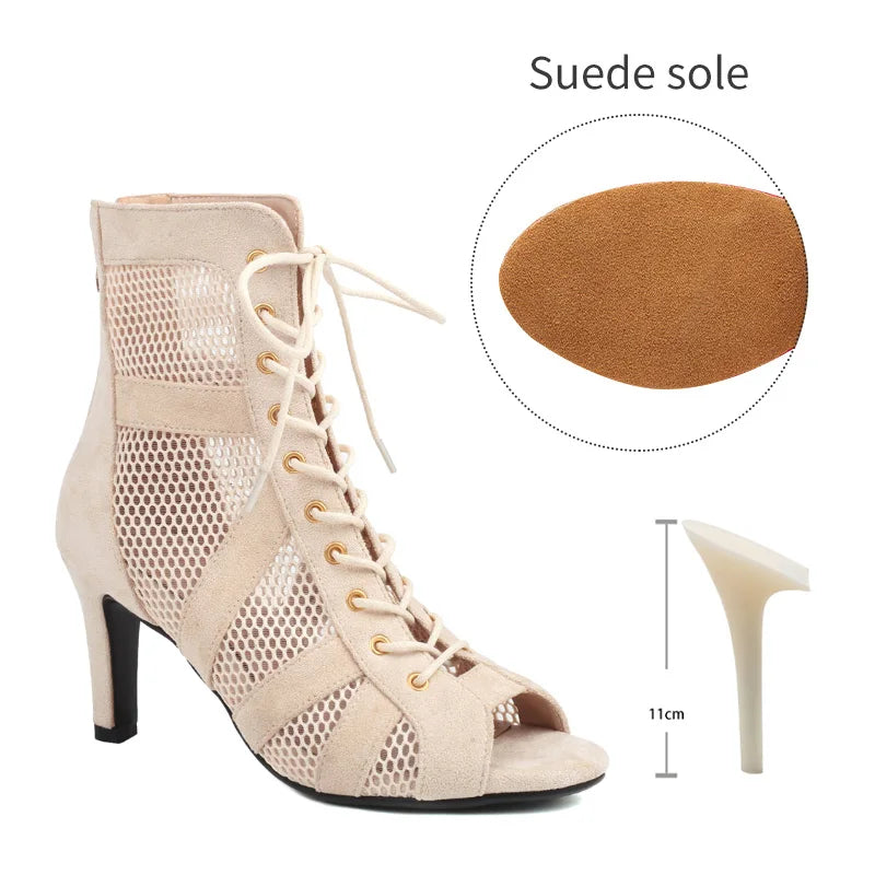 Dance Ankle Boots | Lace-Up | 7–11 cm