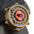 Steampunk Newsboy Cap | Gear & Eye Detail