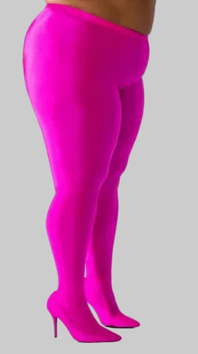 Over-the-Knee Stiletto Boots - Pointed Toe Thigh-High Boots
