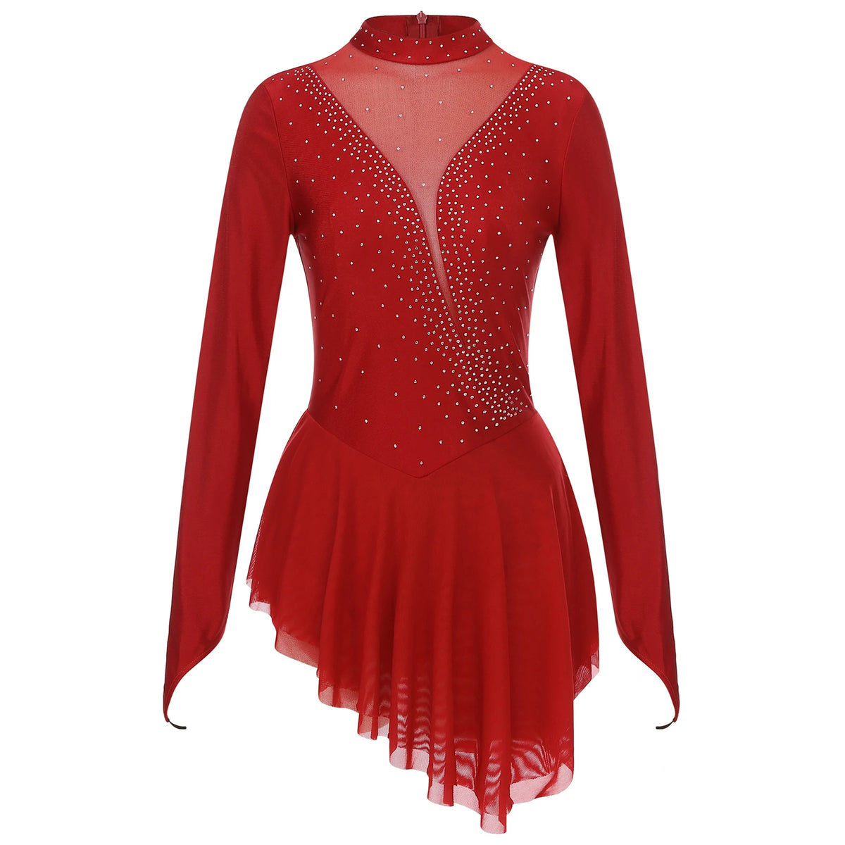 Aurora Rhinestone Lyrical Dance Leotard Dress